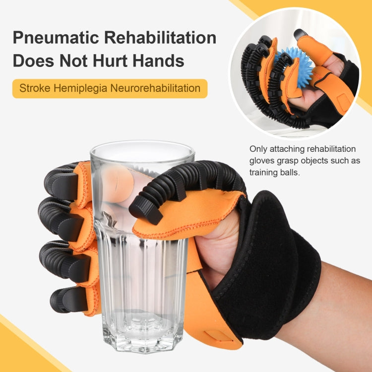 Intelligent Rehabilitation Robot Glove Trainer With AU Plug Adapter, Size: L(Host+Left Hand)