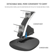 iplay HBP-253 For PS5 Game Wireless Handle Double Charging Base Placement Bracket(Black)