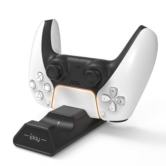 iplay HBP-263 For PS5 Handle Dual Seat Charging Support(Black)