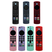 2pcs Remote Control Case For Amazon Fire TV Stick 2021 ALEXA 3rd Gen With Airtag Holder(Black)