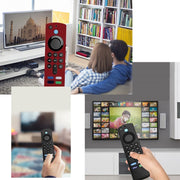 2pcs Remote Control Case For Amazon Fire TV Stick 2021 ALEXA 3rd Gen With Airtag Holder(Wine Red)