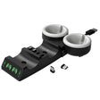 Iplay HBP-301 For PS5 / PS VR MOVE Controller Handle Dual Seat Charger 4 In 1 Charger(Black) - free shipping - PMC TechLife - Order now!