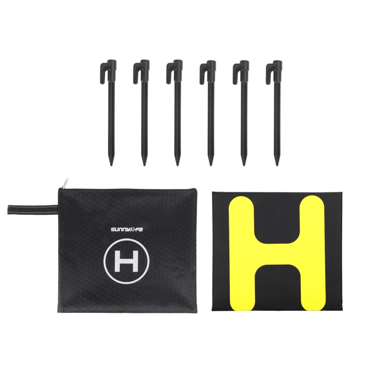 Sunnylife TJP11 80cm Hexagonal Double-sided Folding With Ground Spikes Drone Universal Apron