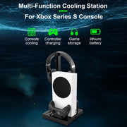 Iplay For Xbox Series S Host Cooling Bracket Handle Charging Base(Black)