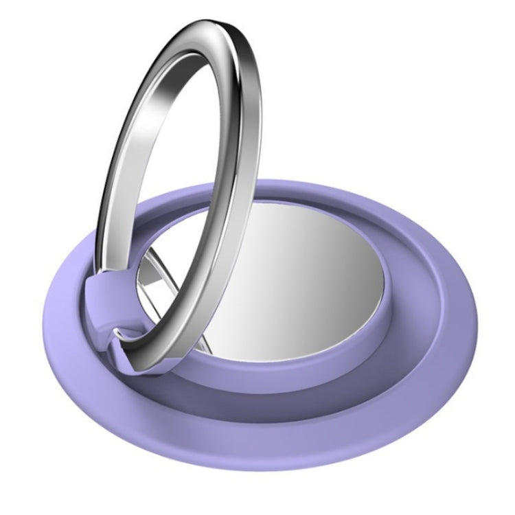 5pcs Car Magnetic Metal Ring Buckle Mobile Phone Holder(Clove Purple)