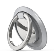 5pcs Car Magnetic Metal Ring Buckle Mobile Phone Holder(Silver)