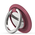 5pcs Car Magnetic Metal Ring Buckle Mobile Phone Holder(Hawthorn Red) - Ring Holder by PMC TechLife | Online Shopping South Africa | PMC TechLife