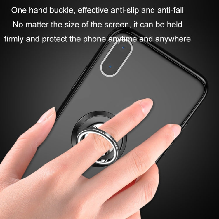 5pcs Car Magnetic Metal Ring Buckle Mobile Phone Holder(Girly Pink)