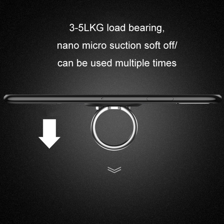 5pcs Car Magnetic Metal Ring Buckle Mobile Phone Holder(Avocado Green)