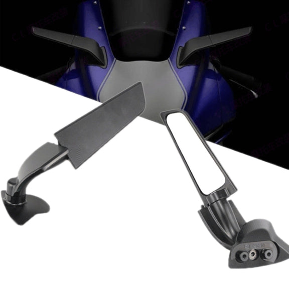 For YAMAHA YZF-R6/R7 Motorcycle Fixed Wing Reflector(Black)