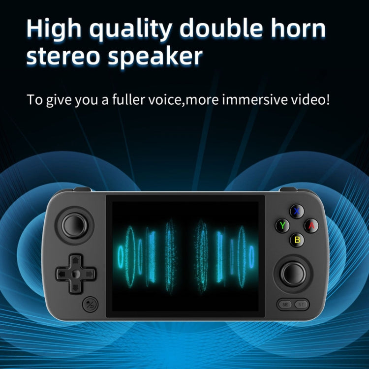 ANBERNIC RG405M Handheld Game Console 4 Inch IPS Touch Screen Aluminum Alloy Android 12 System 128G+128G 3100+Games(Gray)