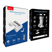 iplay HBP-351 For Sony PS5 Host Cooling Base Bracket Multifunctional Handle Charging Stand(White)