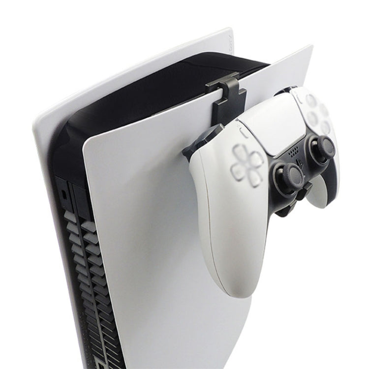 iplay HBP-266 For Sony PS5 Game Console Headphone Storage Side Rack Gamepad Hanger(White)