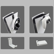 iplay HBP-266 For Sony PS5 Game Console Headphone Storage Side Rack Gamepad Hanger(White)