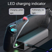 iplay HBSD-490B For Steam Deck Game Console Charging Base Handheld Game Stand Charger(Silver Gray)