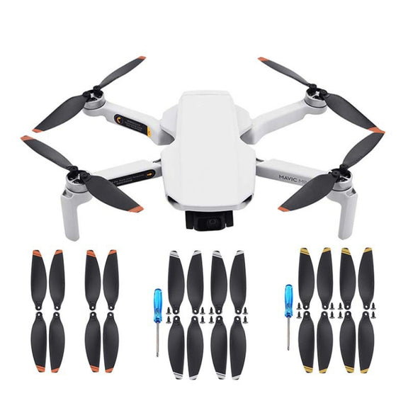 For DJI Mavic Mini 4726F Wing Propeller Blade Drone Accessories, Spec: 4pairs Orange Edge