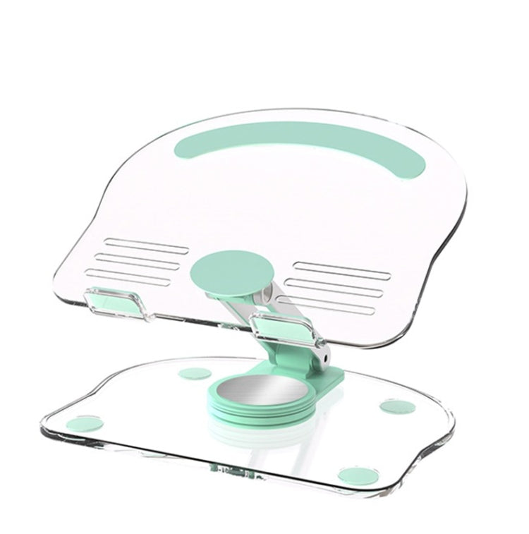 KF-Z11 Acrylic Tablet PC Mobile Phone Bracket Desktop Rotating Foldable Lazy Non-slip Phone Support Frame(Green)