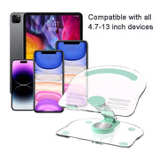KF-Z11 Acrylic Tablet PC Mobile Phone Bracket Desktop Rotating Foldable Lazy Non-slip Phone Support Frame(Pink)