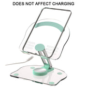 KF-Z11 Acrylic Tablet PC Mobile Phone Bracket Desktop Rotating Foldable Lazy Non-slip Phone Support Frame(Pink)