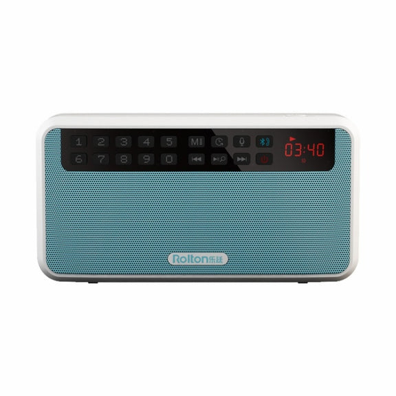Rolton E500 Bluetooth Speaker 2.1-Channel Built-In Microphone Supports FM Radio(Orange)