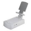 3 in 1 Multi-functional Desktop Mobile Phone Telescopic Bracket Bluetooth Audio(White) - Desktop Holder by PMC TechLife | Online Shopping South Africa | PMC TechLife