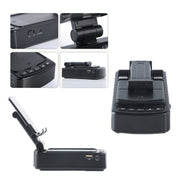 3 in 1 Multi-functional Desktop Mobile Phone Telescopic Bracket Bluetooth Audio(Black)