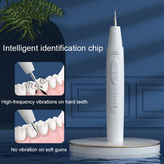 Ultrasonic Electric Scaler Home Dental Cleaner Portable Scaling Instrument(White)