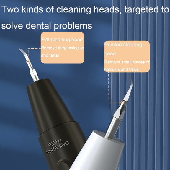 Ultrasonic Electric Scaler Home Dental Cleaner Portable Scaling Instrument(Black)