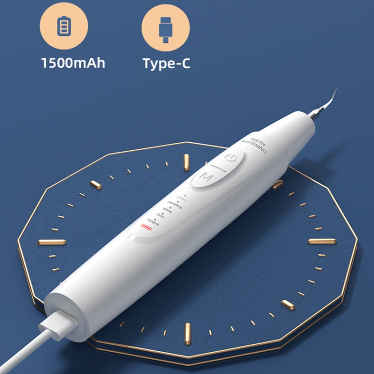 Ultrasonic Electric Scaler Home Dental Cleaner Portable Scaling Instrument(White)