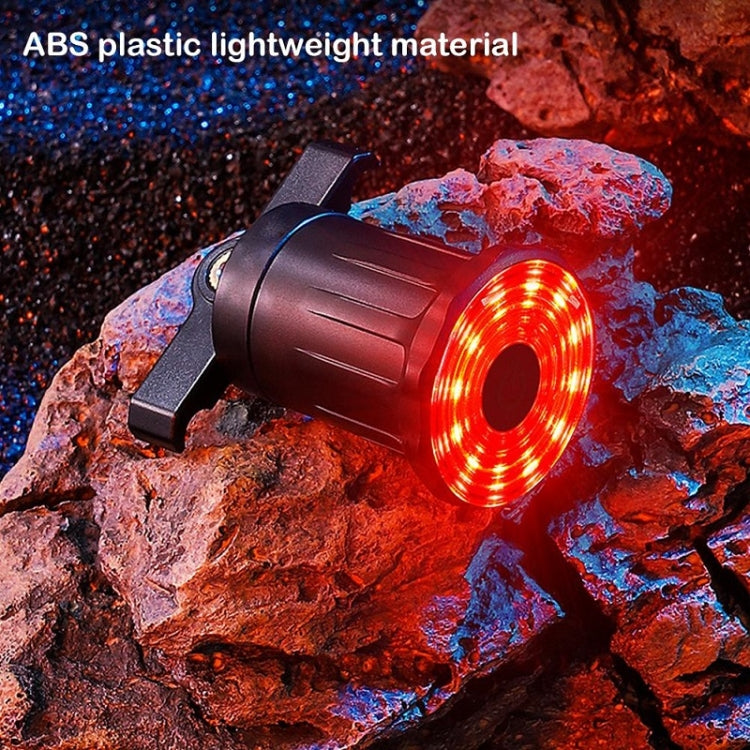 WEST BIKING Bicycle USB Charging Smart Brake Sensor Warning Tail Light(Cushion)