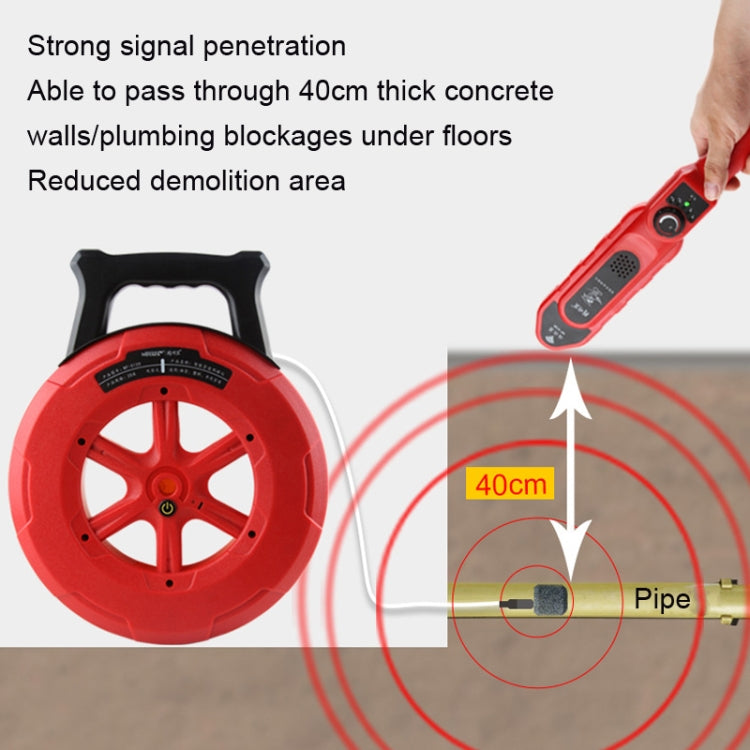 NOYAFA NF-5120 Wall Pipe Blockage Detector Pipe Blockage Detector For Iron/PVC/Cement/Steel Pipes