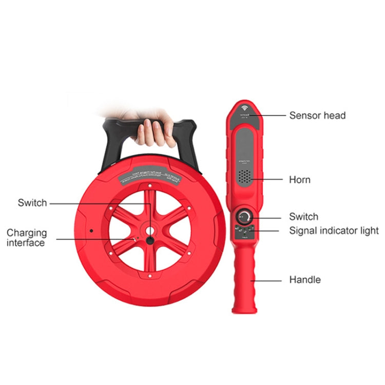 NOYAFA NF-5120 Wall Pipe Blockage Detector Pipe Blockage Detector For Iron/PVC/Cement/Steel Pipes