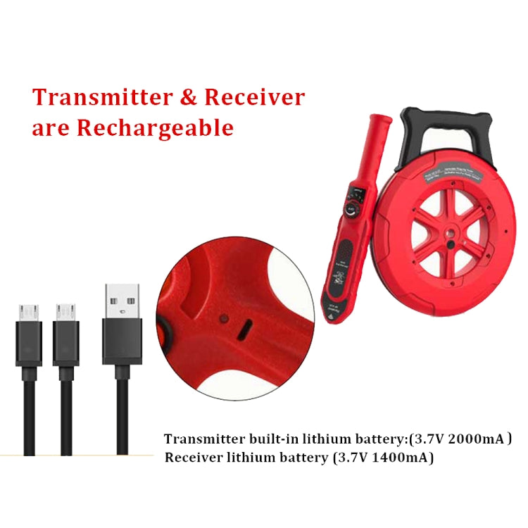 NOYAFA NF-5120 Wall Pipe Blockage Detector Pipe Blockage Detector For Iron/PVC/Cement/Steel Pipes