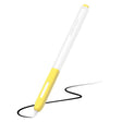 For Apple Pencil 2 Non-Slip Anti-Fall Translucent Segmented Pen Case(Lemon Yellow) - Pencil Accessories by PMC TechLife | Online Shopping South Africa | PMC TechLife