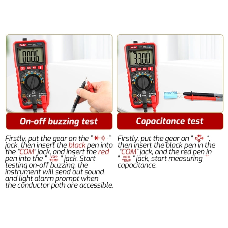 TASI TA801B Automated Manual Integral Digital Multimeter High Precision Digital Display Ammeter