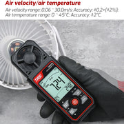 TASI TA641B High Precision Wind Speed Instrument Wind Volume Tester Handheld Wind Speed Meter