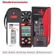 TASI TA641B High Precision Wind Speed Instrument Wind Volume Tester Handheld Wind Speed Meter