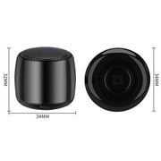 Small TWS Couplet Wireless Bluetooth Speaker Mini Smart Noise Reduction Water-resistant Speaker(Black)