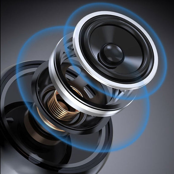 Small TWS Couplet Wireless Bluetooth Speaker Mini Smart Noise Reduction Water-resistant Speaker(Black)