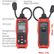 TASI TA702B Simulation Bar+Digital Display Cumbelo Gas Detector Portable Gas Testing Instrument Natural Gas Discovery Detective