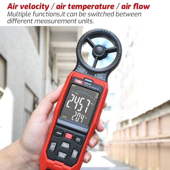 TASI TA642B Portable Digital Wind Speed Meter Air Volume Tester