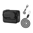 For Insta360 GO 3 AMagisn Silicone Body Cover Protective Case With Lanyard(Black) - Case & Bags by aMagisn | Online Shopping South Africa | PMC TechLife | Buy Now Pay Later Mobicred