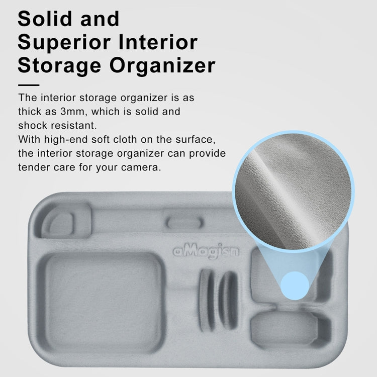For Insta360 GO 3 AMagisn Accessory Storage Bag Portable Medium Clutch