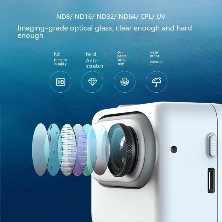 For Insta360 Go 3/Go 2 aMagisn Lens Filters Water-resistant Filter, Spec: ND32