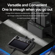 For DJI Mavic 3 Series LKTOP 200W 3-Channel Battery Charger US Plug