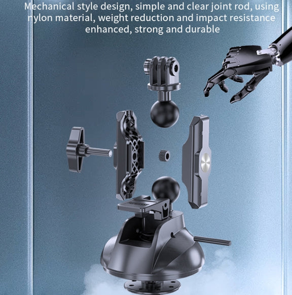 TELESIN Car Action Camera Holder Suction Cup 360 Degree Adjustable