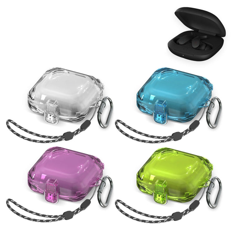 For Beats Fit Pro Magnet Auto Switch Headphone Case(Transparent)