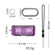 For Nothing Ear 2 Earphone Transparent Mirror PC Case(Transparent Purple)