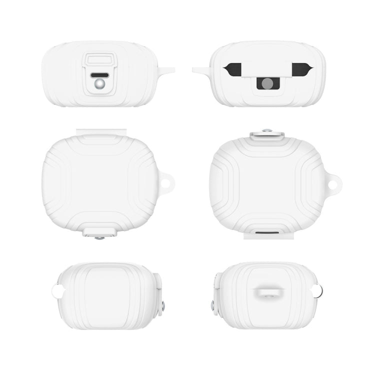 For EarFun Air Pro 3 Silicone Earphone Dustproof Storage Case(White)
