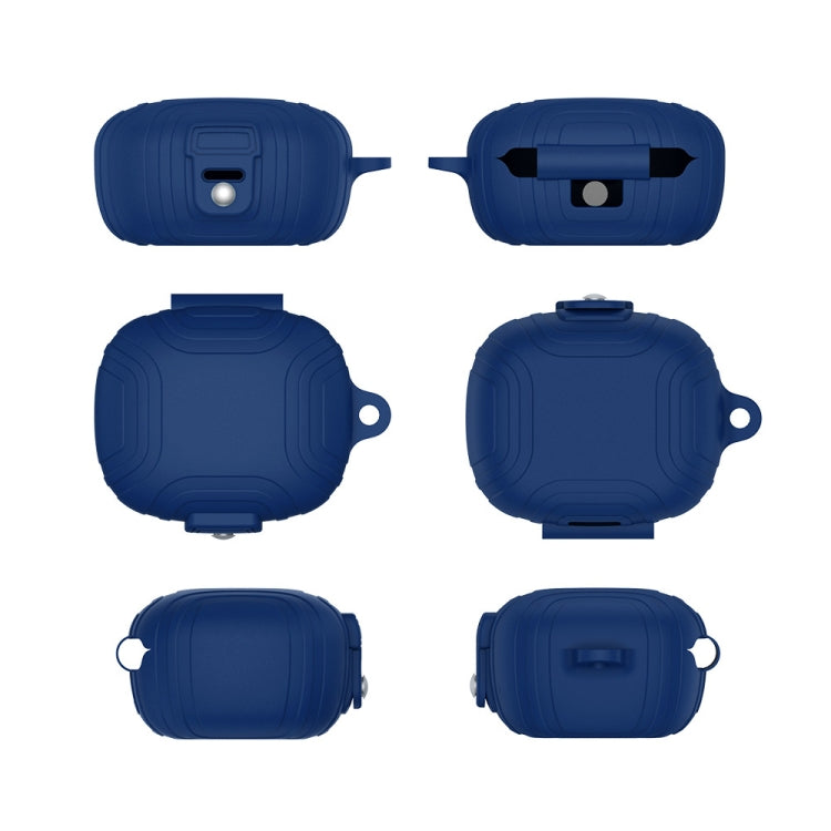 For EarFun Air Pro 3 Silicone Earphone Dustproof Storage Case(Blue)